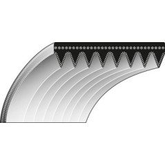 Correa de transmisión 6 12,7 x 1016 compatible Cortacésped STIHL TS 800