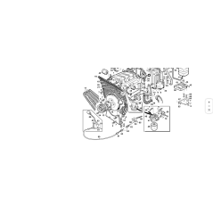 Bague de support de poulie pour moteur LDW.903/100, ORIGINAL KUBOTA GIANNI FERRARI 01.40.00.1160