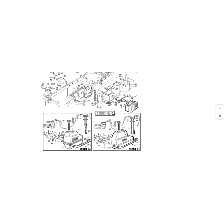 Câble de batterie pos.x T1-2-4 L.1500 ORIGINAL KUBOTA GIANNI FERRARI 00.40.00.0283