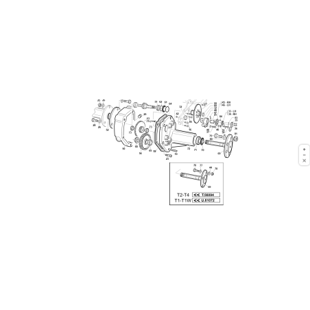 Spur gear Z.54 2nd series T4 ORIGINAL KUBOTA GIANNI FERRARI 01.40.00.1911