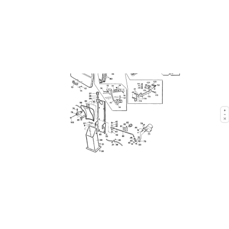 Tubo rettangolare camino 500 LT. ORIGINALE KUBOTA GIANNI FERRARI 01.50.00.1392