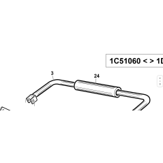Roll-bar elevatore 600/1000 LT ORIGINALE KUBOTA GIANNI FERRARI 01.50.00.2390 | Newgardenstore.eu