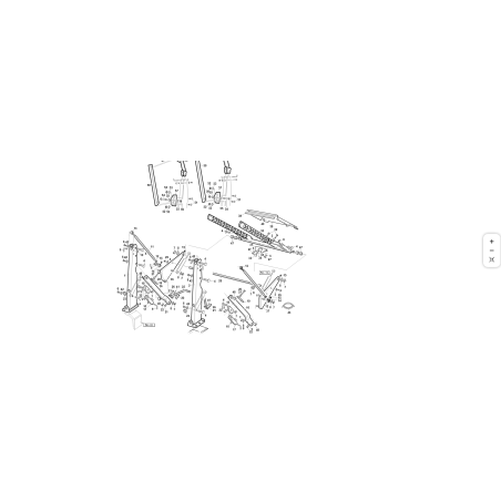 Deflettore protezione contenitore 1000 L ORIGINALE KUBOTA GIANNI FERRARI 01.50.00.5240