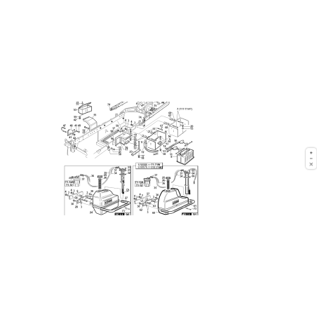 Original KUBOTA GIANNI FERRARI 01.50.00.5281 T1-2-4 battery support