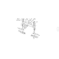 Support d'essieu arrière oscillant d'origine Kubota T1 GF 01.50.00.6580