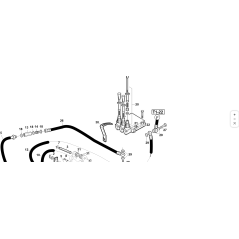 Safety lever 2nd series for ORIGINAL KUBOTA GIANNI FERRARI 00.41.00.0601 distributor