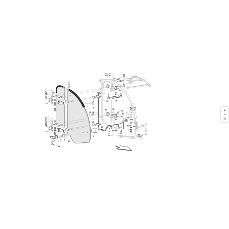 Vérin à gaz N.200 Cod.198.275.20 TS5 TS ORIGINAL KUBOTA GIANNI FERRARI 00.49.10.0200