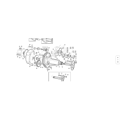 Axe de coulisseau de frein d'origine Kubota T4 GF 00.34.01.0035