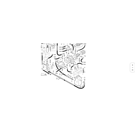 Tubo 1/4 C45°1/4 C90°1/4 L-510 mm ORIGINAL KUBOTA GIANNI FERRARI 00.41.00.1183