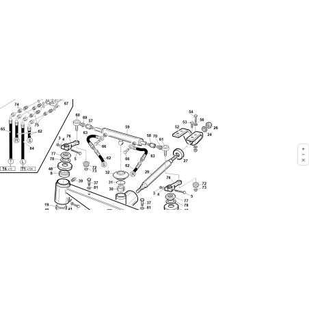 SN extension for steering cylinder T1.Fil.sn. ORIGINAL KUBOTA GIANNI FERRARI 01.40.00.2710