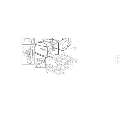 Angolare fissaggio cesto SX Elevatore T4 ORIGINALE KUBOTA GIANNI FERRARI 01.50.00.0168