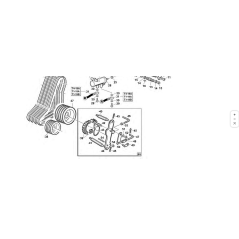 Piatto supporto freno PDP. ORIGINALE KUBOTA GIANNI FERRARI 01.50.00.2710 | Newgardenstore.eu