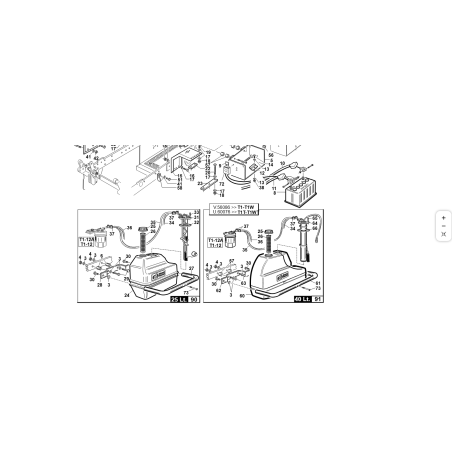 Protezione/supporto serbatoio LT.25 Tubo ORIGINALE KUBOTA GIANNI FERRARI 01.50.00.4660