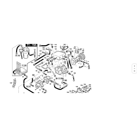 3-Wege-Anschluss M.M.FG.1/4 GAS ORIGINAL KUBOTA GIANNI FERRARI 00.41.00.0350