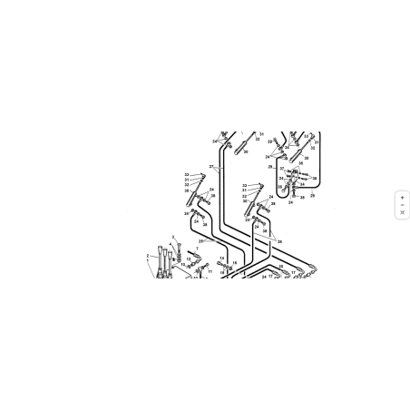 Tête filetée d'origine KUBOTA GIANNI FERRARI 01.40.00.0780 pour vérins de levage