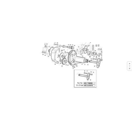 Tuerca anular M25x1,5 semieje delantero T1-2-4 ORIGINAL KUBOTA GIANNI FERRARI 01.40.00.2530