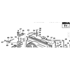 Abrazadera de manguera 40-43 con tirante ORIGINAL KUBOTA GIANNI FERRARI 00.29.02.1043