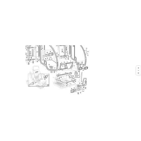 Distanziale D.30/31 nylon x fari ROPS ORIGINALE KUBOTA GIANNI FERRARI 01.30.00.0620