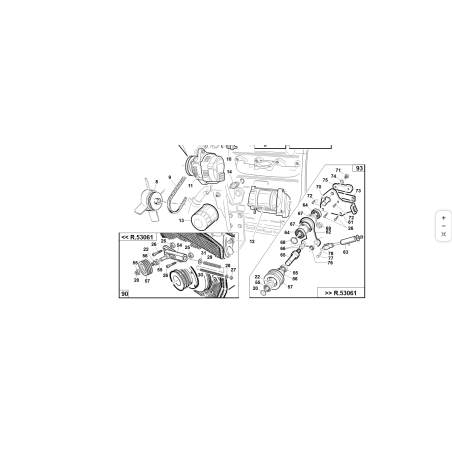 Asta tirante tenditore ORIGINALE KUBOTA GIANNI FERRARI 01.40.00.3720