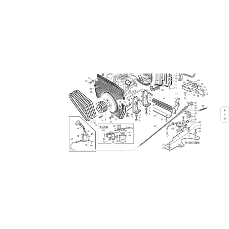 Supporto filtro Diesel x T1-2-4 c/mot.K ORIGINALE KUBOTA GIANNI FERRARI 01.50.00.5282