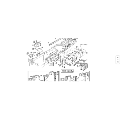 Support d'interrupteur d'économie de batterie ORIGINAL KUBOTA GIANNI FERRARI 01.50.00.5284