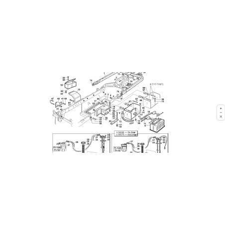 ORIGINAL KUBOTA GIANNI FERRARI 01.50.00.5284 battery saver switch support