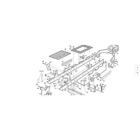 Turbo 4 ORIGINAL KUBOTA GIANNI FERRARI 01.50.00.5420 Motorraumabdeckung