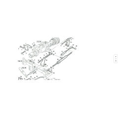 Colonne de commande de pompe 25cc T4 ORIGINAL KUBOTA GIANNI FERRARI 01.50.00.5590