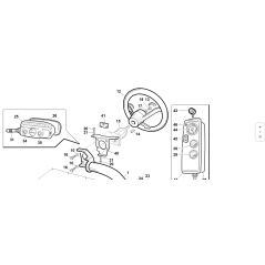 Support relais pour tableau de bord T1-2-4 ORIGINAL KUBOTA GIANNI FERRARI 01.50.00.5773