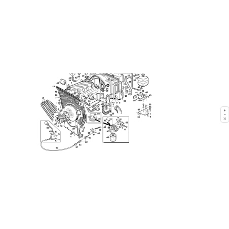 Vordere DS-Halterung für ORIGINAL KUBOTA GIANNI FERRARI 01.50.00.7000 Motor