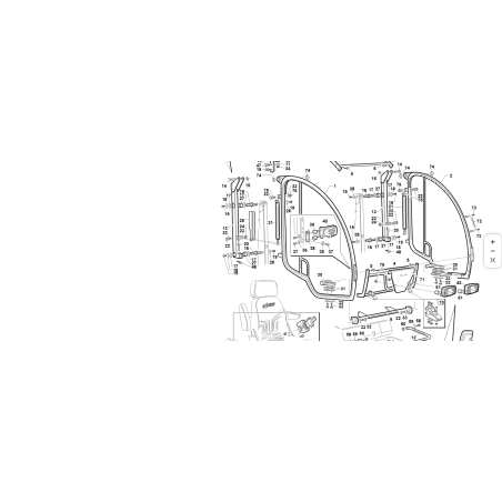 ORIGINAL KUBOTA GIANNI FERRARI 01.50.00.8430 roll-bar safety cap