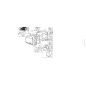 Intermediate crosspiece support cont.ND ORIGINAL KUBOTA GIANNI FERRARI 01.50.01.0050