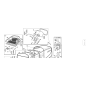 Coperchio in lamiera x scatola mot.cont. ORIGINALE KUBOTA GIANNI FERRARI 01.50.01.0180