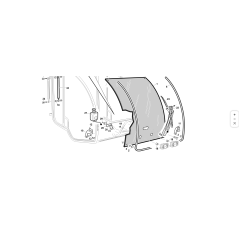 Supporto vaschetta liquido tergi ORIGINALE KUBOTA GIANNI FERRARI 01.50.01.0960