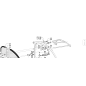 Gas spring fixing for DS ROPS door ORIGINAL KUBOTA GIANNI FERRARI 01.50.01.0990