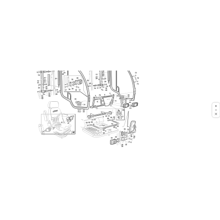 Antivibratorio para estribo T5-6 ORIGINAL KUBOTA GIANNI FERRARI 01.50.01.1720