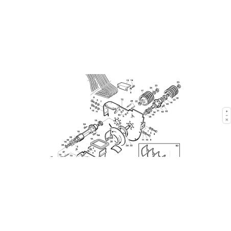 Tuerca M10 UNI 5588 Mediana ORIGINAL KUBOTA GIANNI FERRARI 00.26.02.0080