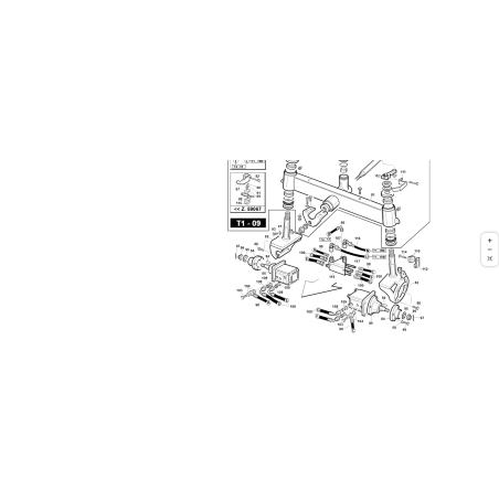 Tuerca ranurada M20x1,5 P.fine Ch.40 T1W ORIGINAL KUBOTA GIANNI FERRARI 00.26.07.1121