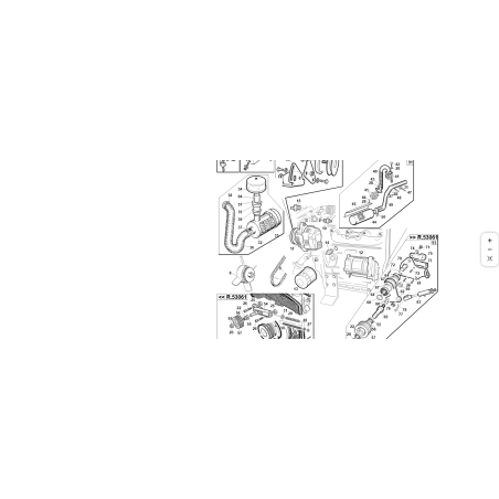 Abrazadera de manguera D.50-70 con tornillo sin ORIGINAL KUBOTA GIANNI FERRARI 00.29.02.0070