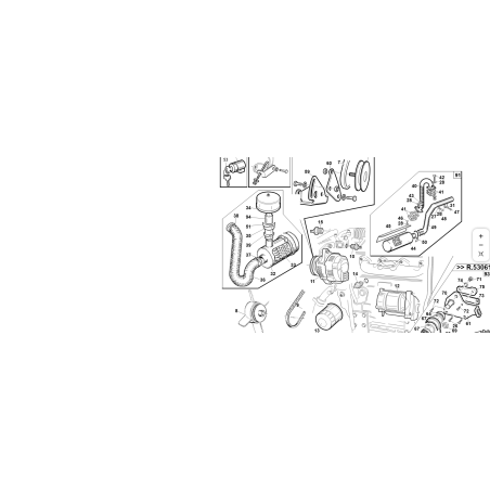 Abrazadera de manguera 71-75 con tirante ORIGINAL KUBOTA GIANNI FERRARI 00.29.02.1075