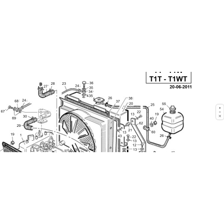 Abrazadera de manguera de acero inoxidable D.11-19 ORIGINAL KUBOTA GIANNI FERRARI 00.29.10.0030