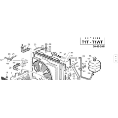 Aluminum gasket D.10 ORIGINAL KUBOTA GIANNI FERRARI 00.41.00.0210