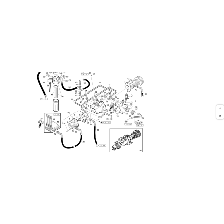 Arandela de metal-caucho original KUBOTA GIANNI FERRARI 00.41.00.1293 de 3/4