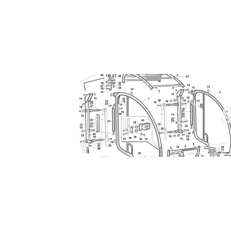 Washer for carpentry DIN.7989 for screws D ORIGINAL KUBOTA GIANNI FERRARI 00.68.13.0010
