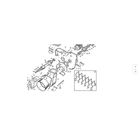 Vis spéciale pour aube de turbine ORIGINALE KUBOTA GIANNI FERRARI 00.90.07.1060