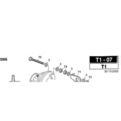 TE screw M10x85 Internal thread UNI 5739 ORIGINAL KUBOTA GIANNI FERRARI 00.92.06.1190 | Newgardenstore.eu