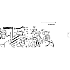 Support de bloc de soupapes avec pompe T 25cc ORIGINAL KUBOTA GIANNI FERRARI 01.50.01.1920