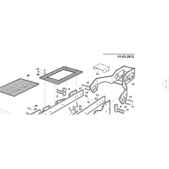 Transmission valve block support plate ORIGINAL KUBOTA GIANNI FERRARI 01.50.01.2759