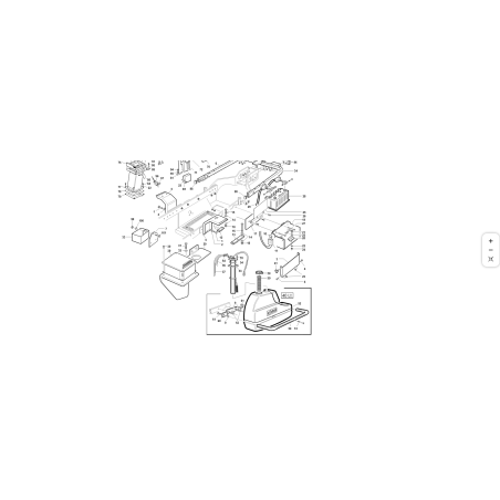 Original KUBOTA GIANNI FERRARI 01.50.01.2763 Turbo Battery Support Plate