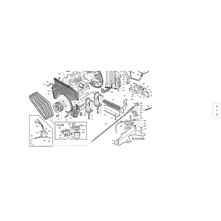 Supporto filtro aria x T1W/T ORIGINALE KUBOTA GIANNI FERRARI 01.50.01.2770